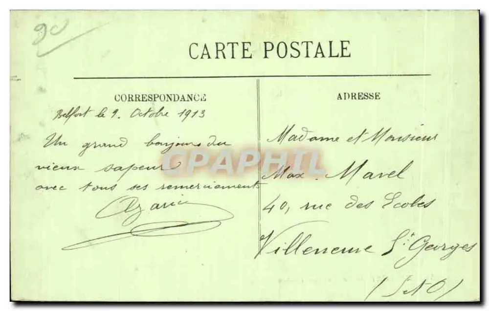Belfort — O Bairro Vauban — LL. - Verso