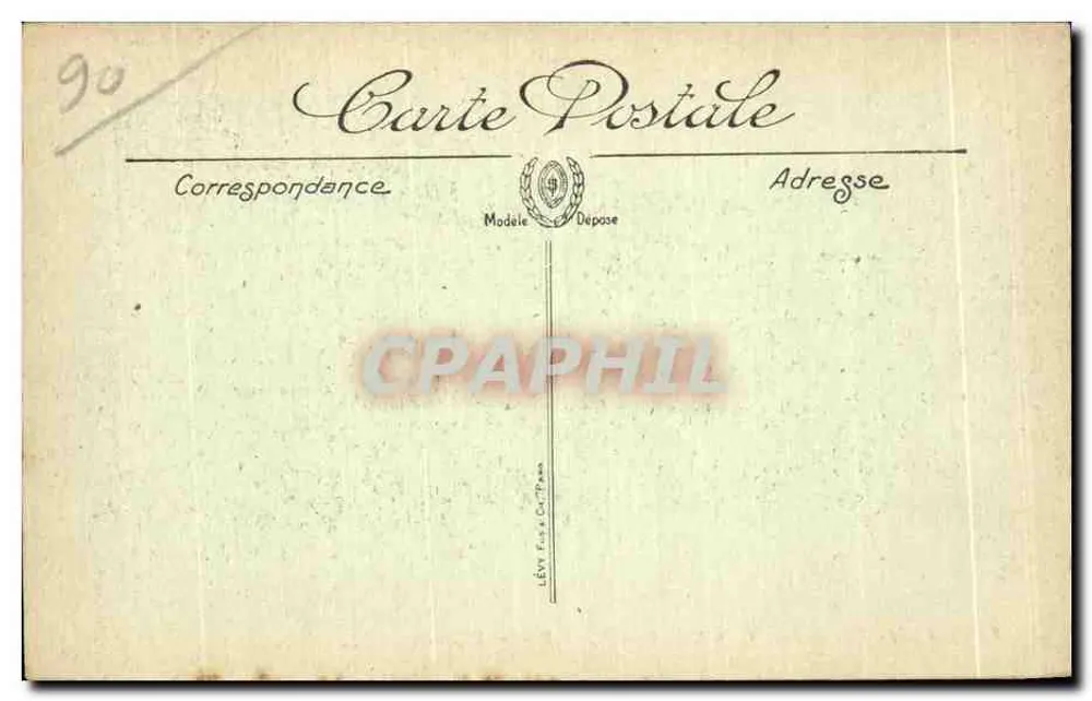 Belfort — Pont Carnot, Théâtre, Hôpital Militaire — LL - Rückseite