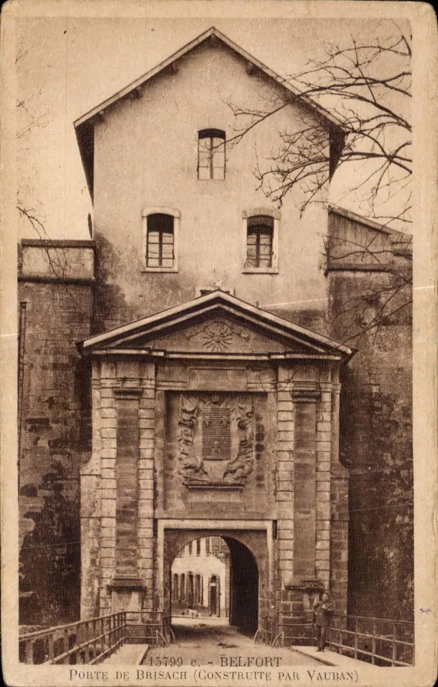 Tor von Brisach — Belfort — Von Vauban gebaut - Vorderseite