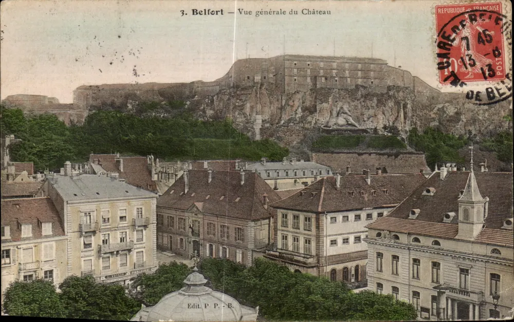 Belfort — Allgemeiner Blick auf den Schloss — Verlag: P. P. - B. - Vorderseite