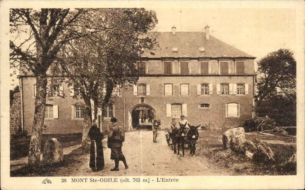 Monte Ste-Odile — Ingresso — Alsclemane des Arts Photographiques, Strasburgo - Recto