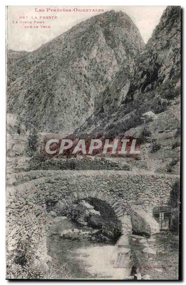 Der alte Brücke über den Tech — La Preste — Les Pyrénées-Orientales - Vorderseite