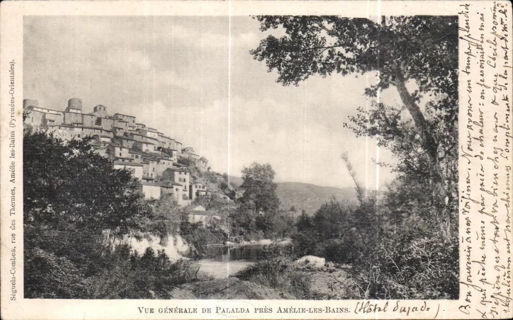 Palalda in der Nähe von Amélie-les-Bains — Allgemeiner Blick — Hotel Sujade - Vorderseite