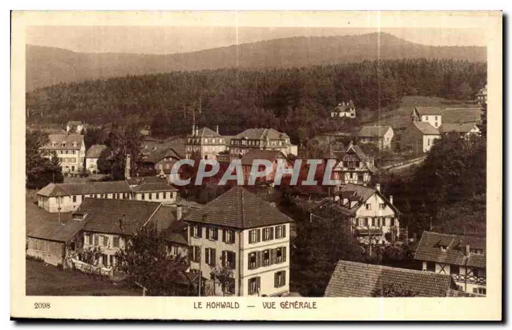Le Hohwald — Vista Geral — Imp. Edit. BRAUN & Cie, Hinter-Rain (Ht.-Räin) - Frente