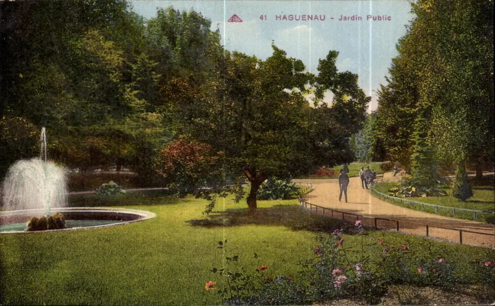 HAGUENAU - Jardim Público — n°41 - Frente