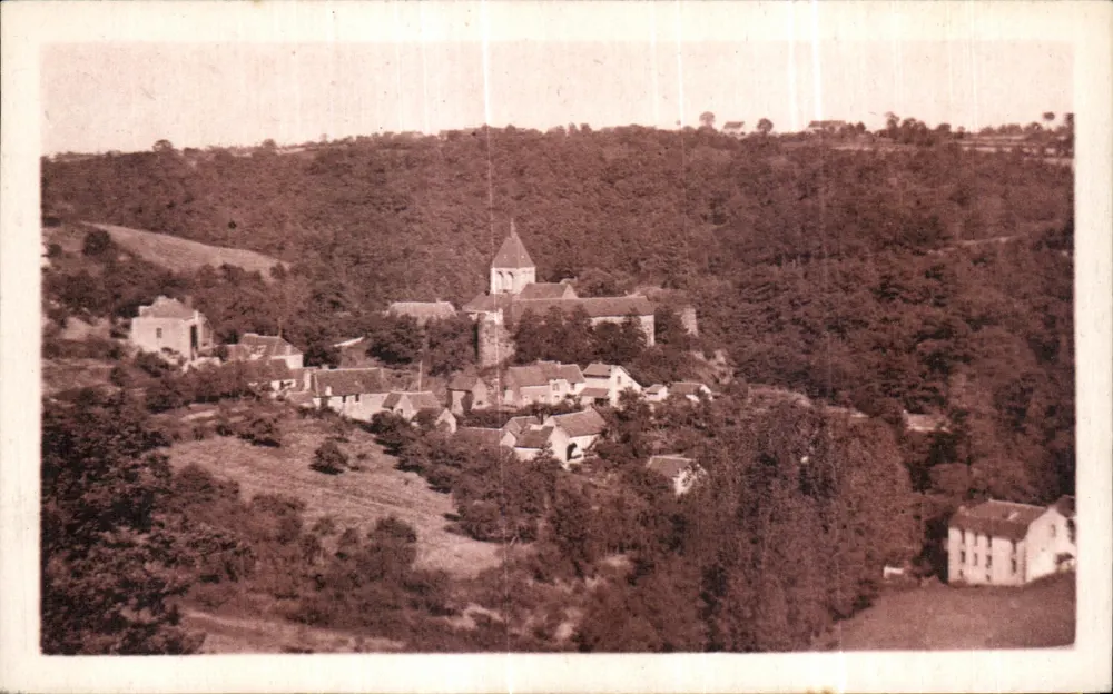 Gargilesse (Indre) — A Vista do Village — Vve Pacaud, Toulouse - Frente