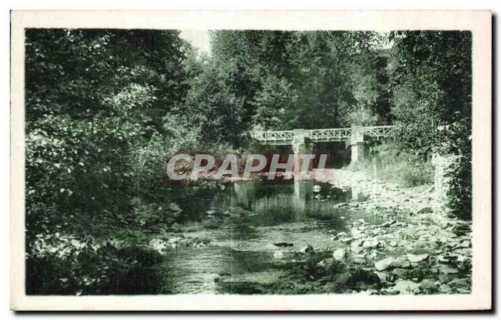Gargilesse (Indre) — Ponte sobre a Gargilesse — Editor Vve Pacaud, Toulon - Frente