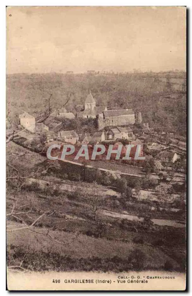 Cargilesse (Indre) — Vista Geral — Coll. G. G. Chatauroux, n° 496 - Frente