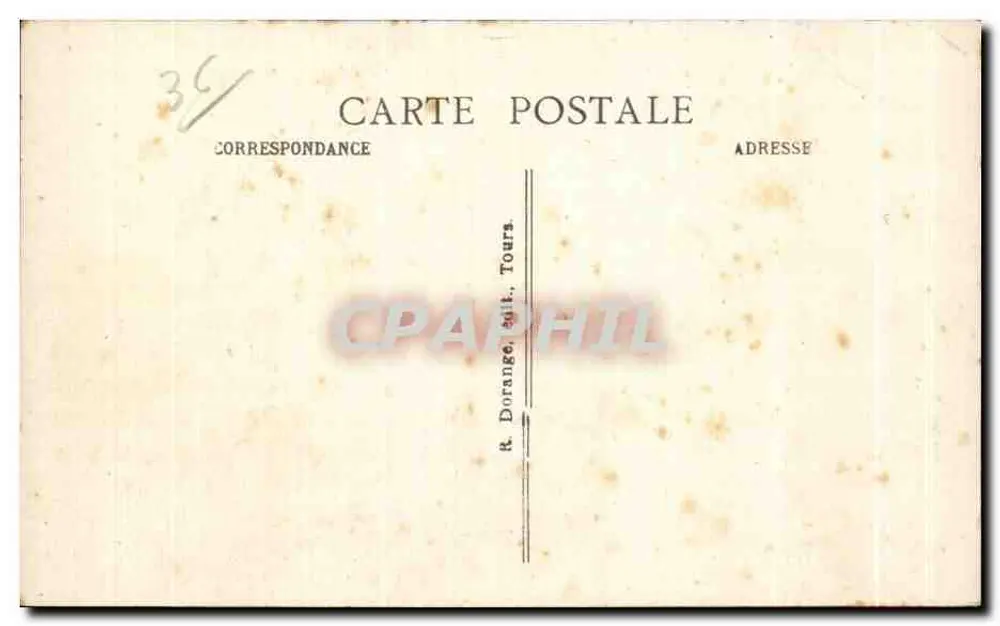 Gargilesse (Indre) — A Igreja do Século XII — R.D. - Verso