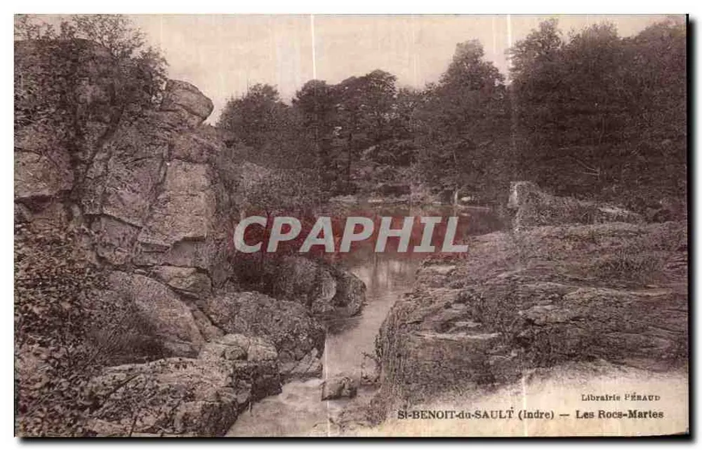 St-Benoît-du-Sault (Indre) — Les Roc-Martes — Livraria Péraud - Frente