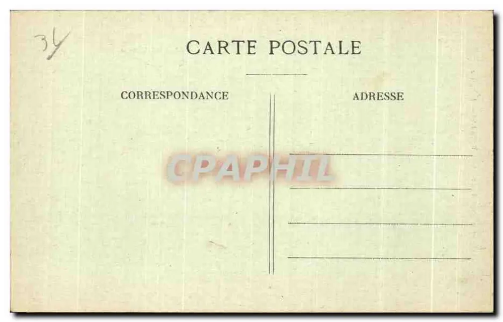St-BENOIT-du-SAULT (Indre) — A Igreja — Castelo - Verso