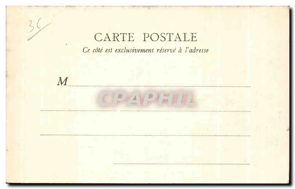 Umgebung von Argenton — Wohnstätte von George Sand, Gargilesse — B.F., Paris - Rückseite