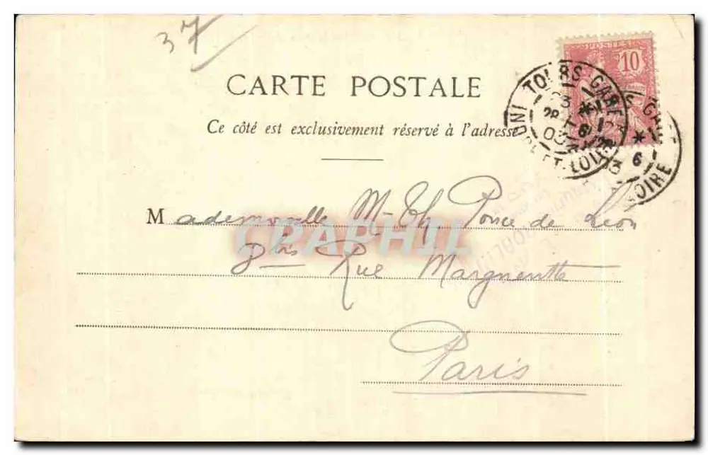 Amboise - Der Entrepont und die Loire-Tal — Imp. Bourgeois, n°20 - Rückseite