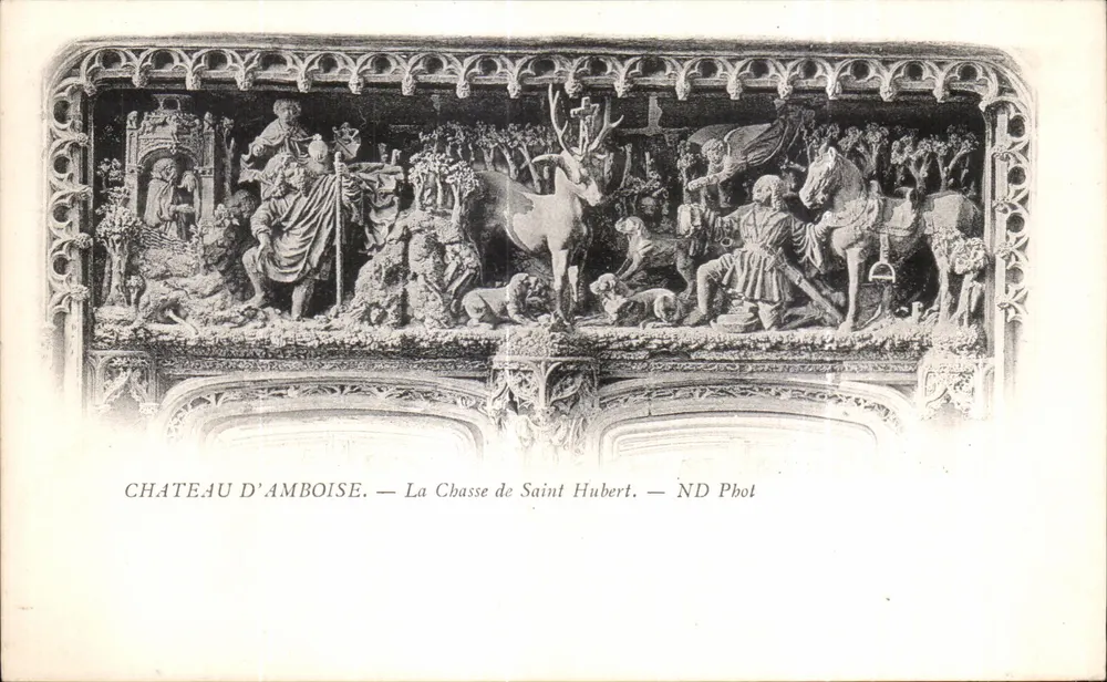 Castelo de Amboise — A Caça de São Huberto — ND Pbol - Frente