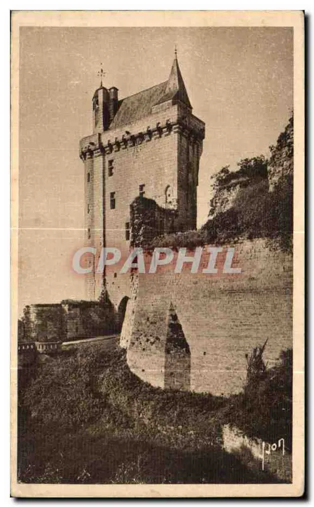 Chinon (Indre-et-Loire) — Das Schloss - Uhrenturm — Les Éditions d'Art Lyon - Vorderseite