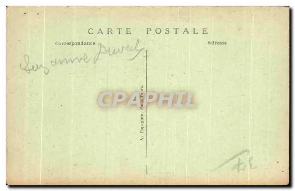 Cinq-Mars-la-Pile (Indre-et-Loire) — Die Schweizer des Schlosses (15. Jahrhundert) — Chollet Édit - Rückseite