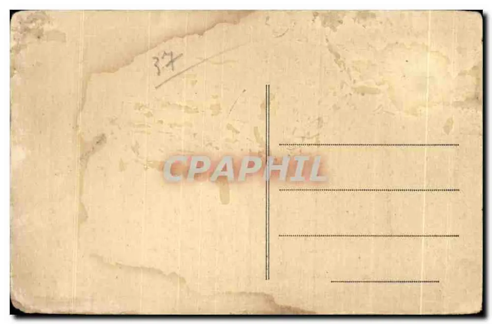 CINQ-MARS (I.-et-L.) — Gotische zaal van het Kasteel (mon. hist.) - Achterkant