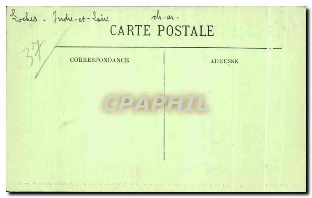 Loches (Indre-et-Loire) — Innenansicht der Kirche Saint-Antoine — Triptychon der Kreuzigung, alte Malerei — Attribuiert zur Schule von Johan Fruegnet - Rückseite