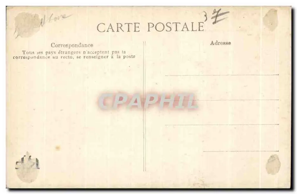 Schloss PLESSIS-LES-TOURS — Von Louis XI erbaut, Ort der Generalstände von 1506 — gedruckter Text auf der Vorderseite - Rückseite