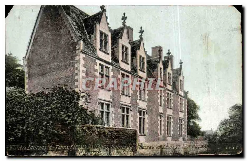 Schloss Louis XI — Die Fassade — Verlag L. V. & Cie, Paris - Vorderseite