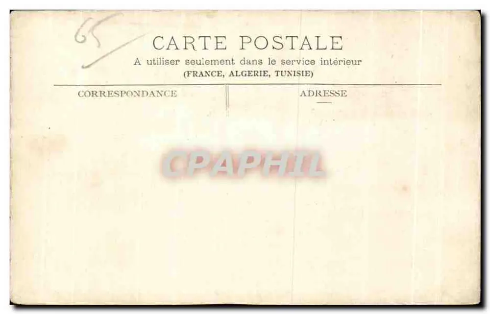 Estrada de Gavarnie — Gèdre — A. Villatte, Tarbes 11821,72 - Verso