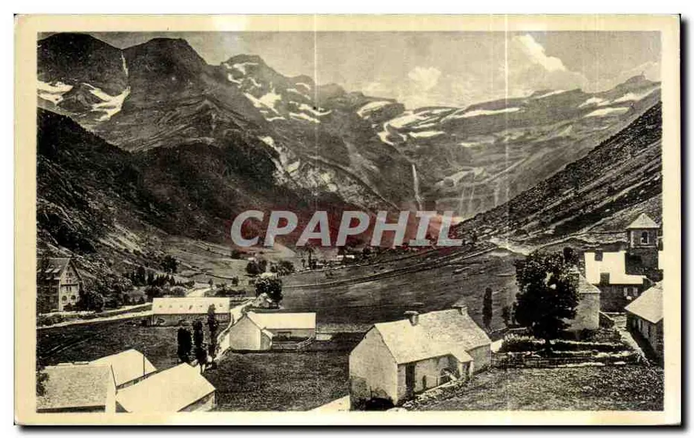Gavarnie - O Cirque visto do Village — editor C. Del's Art & Photomécanique, Paris - Frente