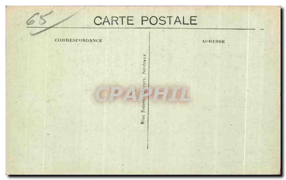 Cauterets — Ansicht der Farm und des Establishments Petit St Sauveur — BR - 1298 - Rückseite