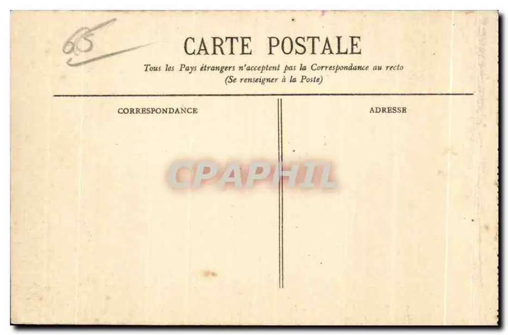 Cauterets - Boulevard da Inglaterra - O Hotel da Inglaterra - BR - 915 - Verso