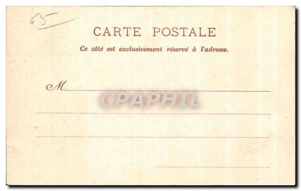 Cauterets — Das Casino — Thermalbad Eufs — Imp. Royer et Cie, Nancy, n° 106 - Rückseite