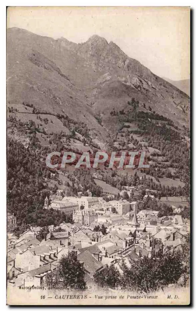 Cauterets — Aufnahme von Pauze-Vieux — Marcel Delbey, Fotograf, Nr. 16 - Vorderseite