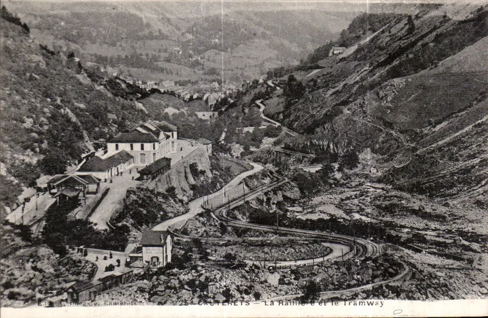 Saint-Castellets — La Haillière e o Tramway — Editor L. J. L. Issy, Lauterens - Frente