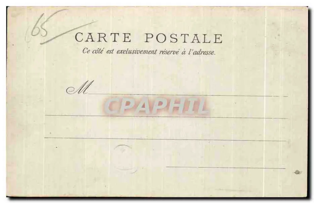Cauterets - O Grande Boulevard — Editor B.T., Toulouse - Verso