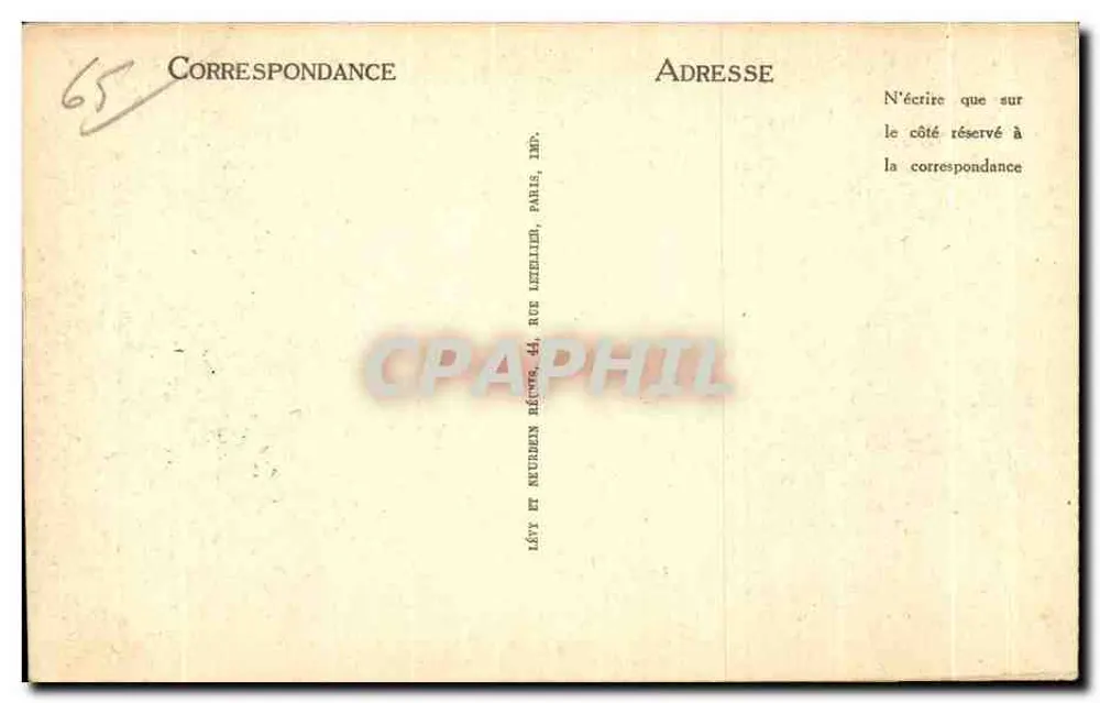 Entorno de Cauterets — Establecimiento de la Raillère — LL - Reverso