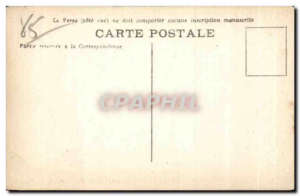 Capvern-les-Bains (H.-P.) — Estrada do Bouridé — Au Petit Louvre - Verso