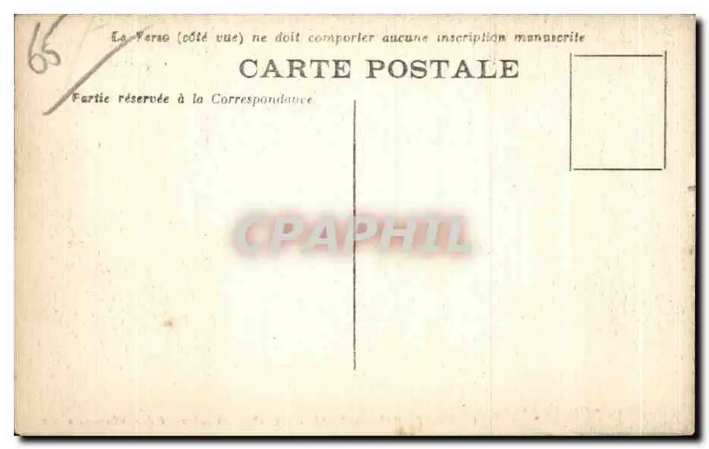 Capvern-les-Bains (H.-P.) - Boulevard des Marronniers - Verso
