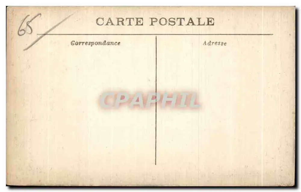 Capvern-les-Bains (H.-P.) — Interior da Capela — Editor Au Petit Louvre, n° 26 - Verso