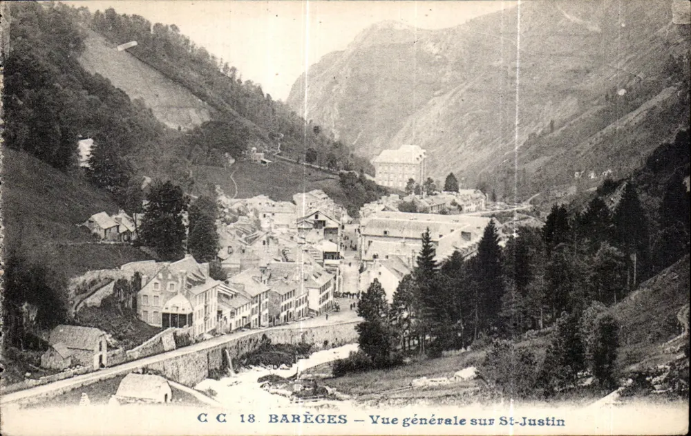 Barèges — Algemene uitzicht op St-Justin — Carrache - Voorkant