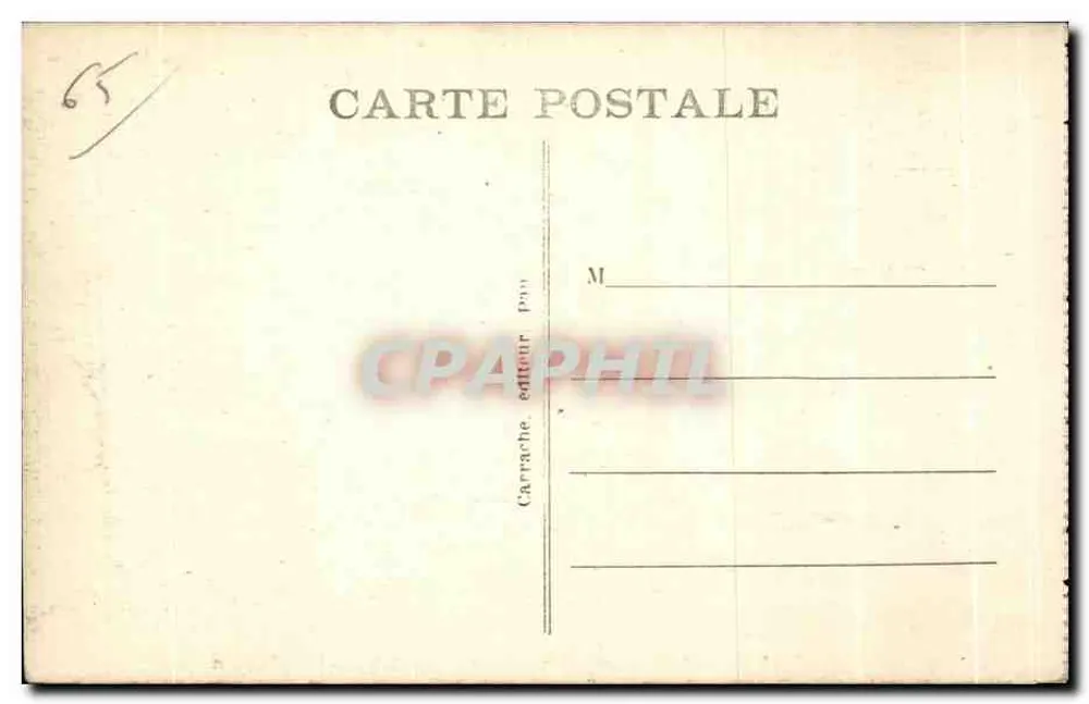 Barèges — Algemene uitzicht op St-Justin — Carrache - Achterkant