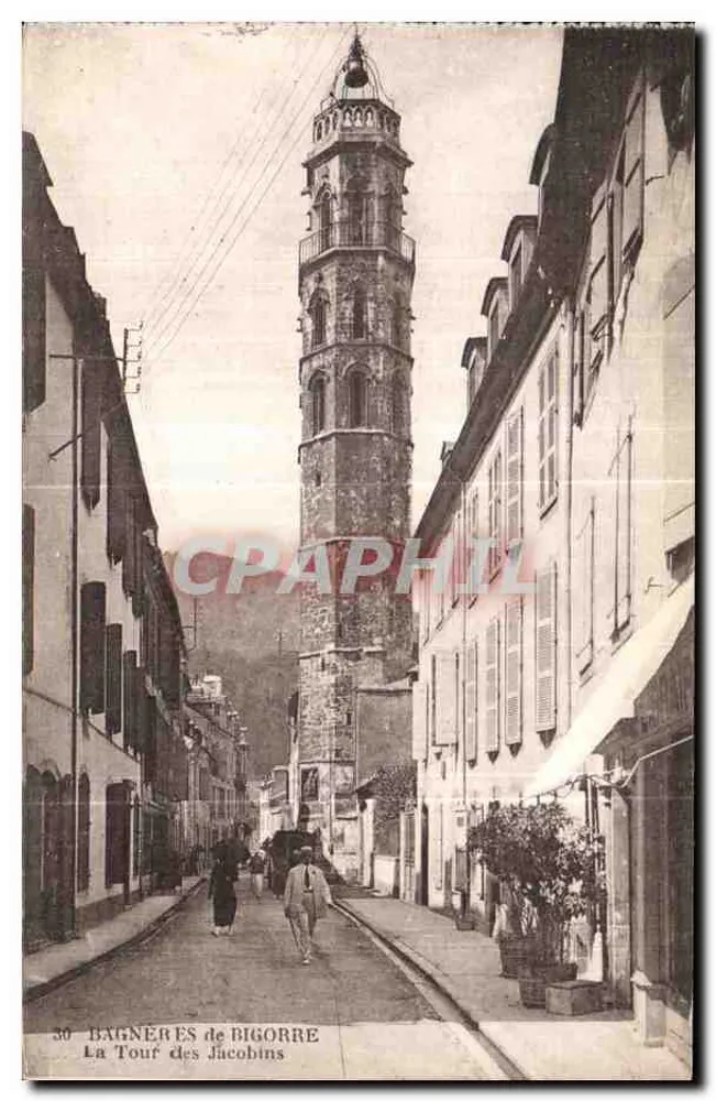 Bagnères-de-Bigorre — Die Turm der Jakobiner - Vorderseite