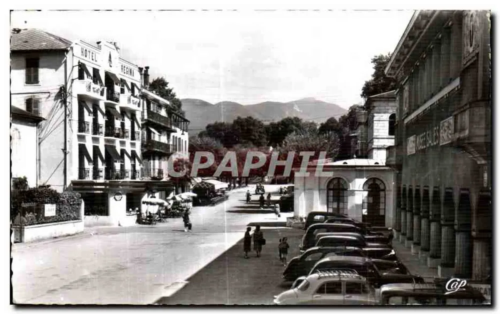 Hôtel Regina — Bagnères-de-Bigorre — Avenue des Thermes — C.A. Photo Letellier, Paris - Recto