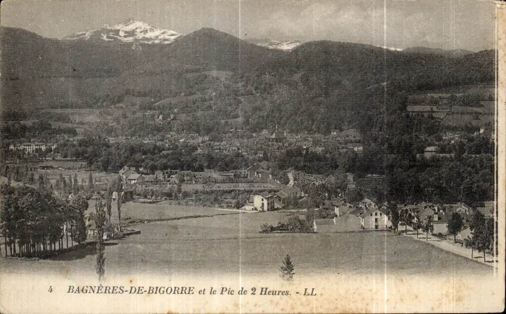 Bagnères-de-Bigorre und der Pic de 2 Heures — LL, n°4 - Vorderseite