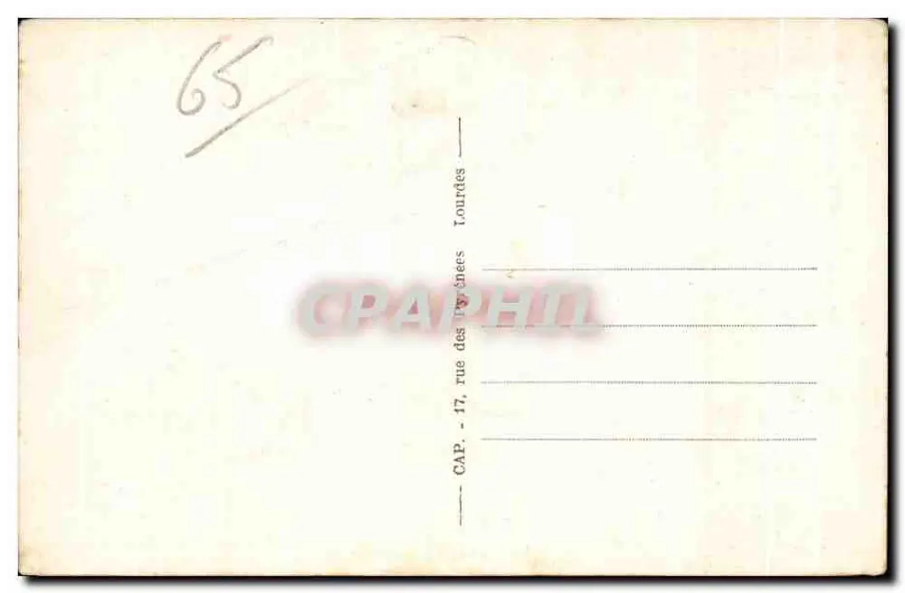 Bagnères-de-Bigorre — Eingang zum Thermalpark Salut — Verlag CAP - Rückseite