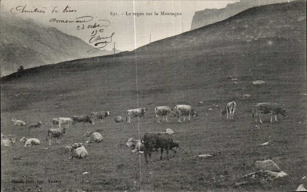 Armenier - Ruhe auf dem Berg — Piltiar, phot. Annes, n°891 - Vorderseite