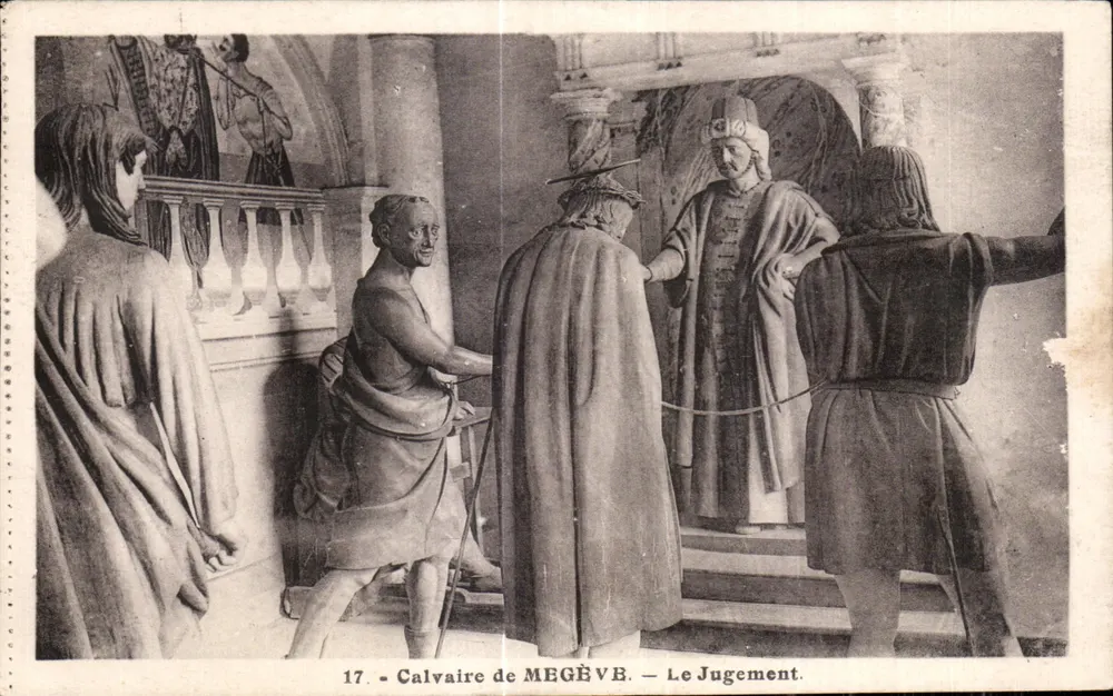 Calvaire de Megève — Le Jugement — Éditeur L. Moranc (Haute-Savoie) - Recto