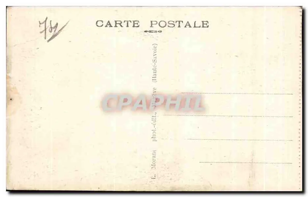 Calvaire de Megève — Le Jugement — Éditeur L. Moranc (Haute-Savoie) - Verso