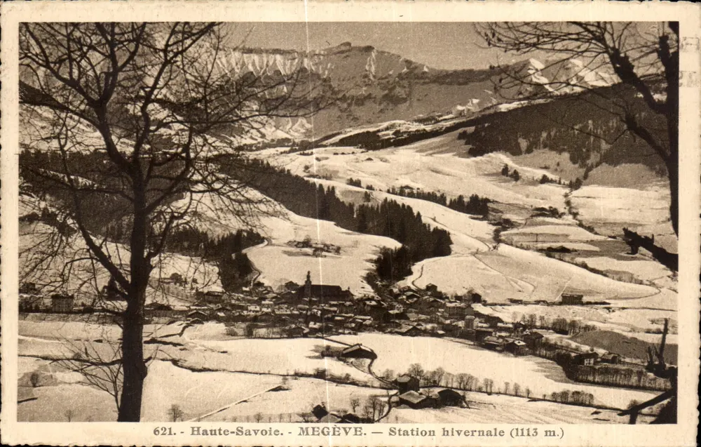 Megève — Wintersportort (1113 m.) — L. Marand, phot.édit. (Haute-Savoie) - Vorderseite