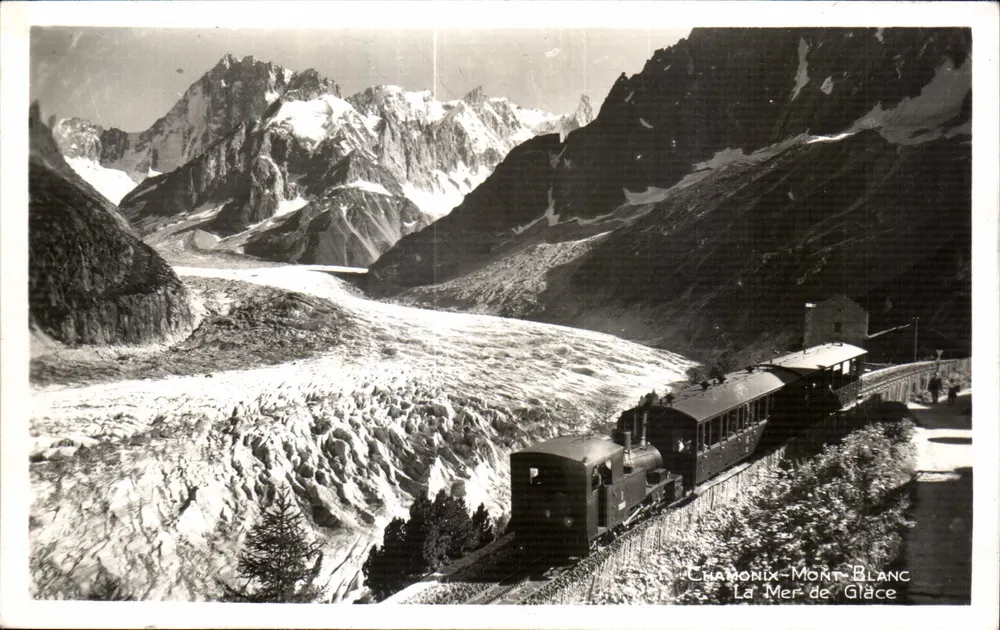 Chamonix-Mont-Blanc — A Mer de Glace — Edição G. Tairraz - Frente