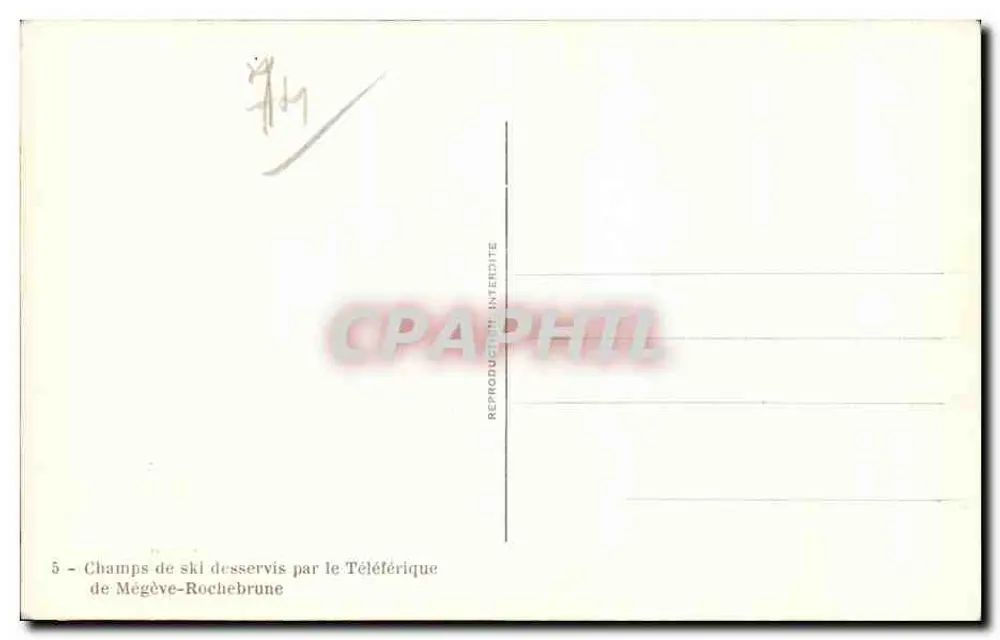 Mégeve - Rochebrune. Wysokość 1800m — Zimowiska obsługiwane przez teleferyk - Rewers