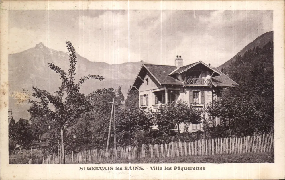 St-GERVAlS-les-BAINS — Villa les Pâquerettes — L. Morand, phot. edit. Mégeve (Haute-Savoie) - Vorderseite