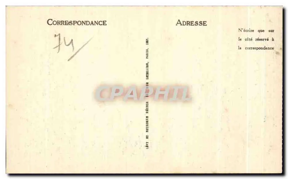 Chamonix-Mont-Blanc e il Mont-Blanc — ND. - Verso